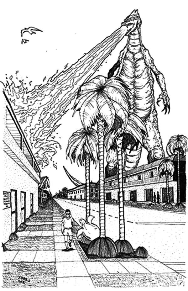 Coloring Pages Of Godzilla - Coloring Home
