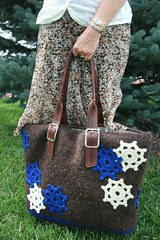 Snowflake Holiday Tote