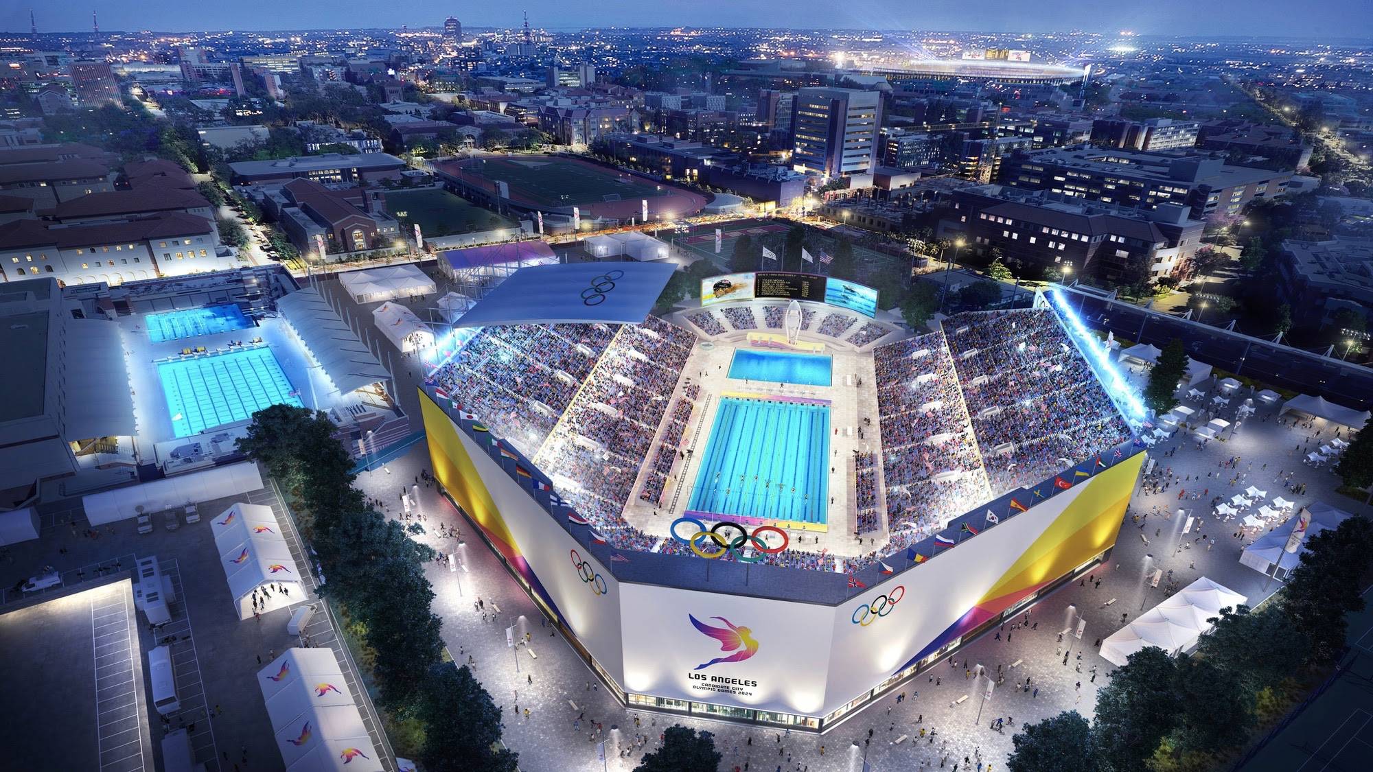 Swimming at Dedeaux Field? That's the Plan for LA 2024 ...