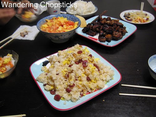 Fried Rice with Chinese Sausage, Eggs, and Lettuce 8
