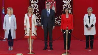 Mariano Rajoy en els actes de commemoració de la comunitat de Madrid (EFE)