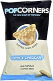 Medora Snacks Popcorners Popped Corn Chips, White Cheddar, 1.1-Ounce Packages (Pack of 40)