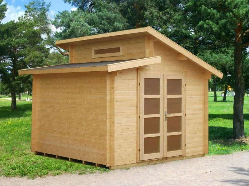 Solid Nordic Spruce Wood Shed Kit Dora
