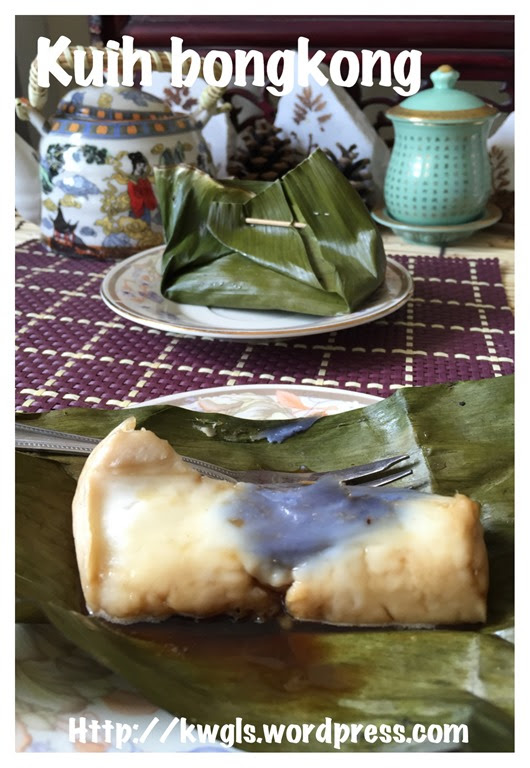 Kuih Bongkong or Kuih Jongkong (马来娘惹元宝/荷包糕） - Guai Shu Shu