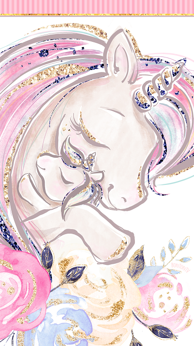 Iphone Cute Girly Unicorn Wallpaper