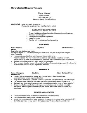 23 Printable CV Template Forms - Fillable Samples in PDF