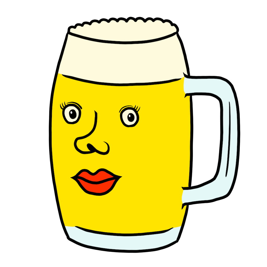 印刷可能 手書き おしゃれ ビール イラスト 最高の壁紙のアイデアcahd