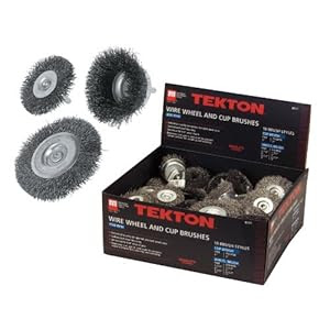 TEKTON 8011 Wire Wheel and Cup Assortment, 30-Piece
