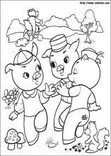 Dibujos De Los Tres Cochinitos Para Colorear En Colorear Net