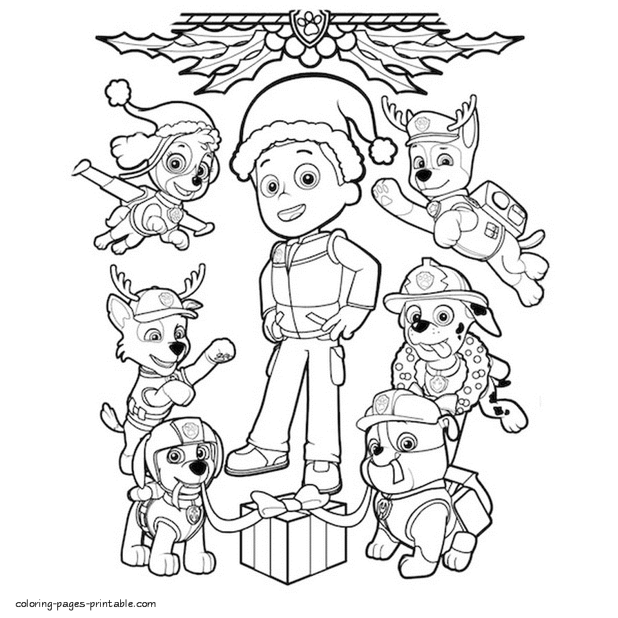 paw patrol coloring pages 5 GIF