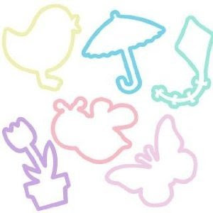 Silly Bandz 24Pack Springtime Shapes