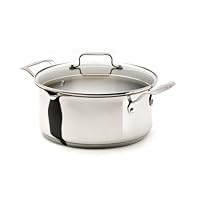 Emeril Stainless Steel 5-Quart Soup Pot with Pour Spouts and Lid