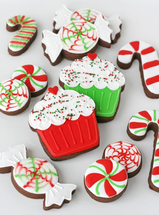 Decorated Christmas Cookies - Glorious Treats