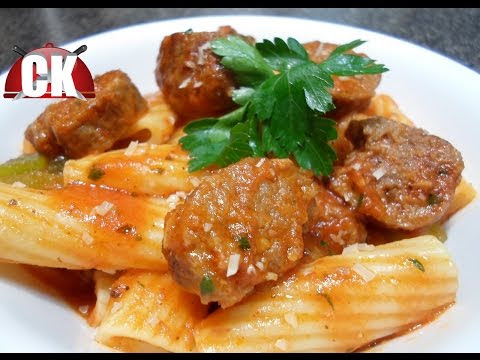VIDEO : pasta with italian sausage and peppers - chef kendra's easy cooking! - i show you how to makei show you how to makepastawithi show you how to makei show you how to makepastawithitalian sausageand peppers. this is veryi show you ho ...