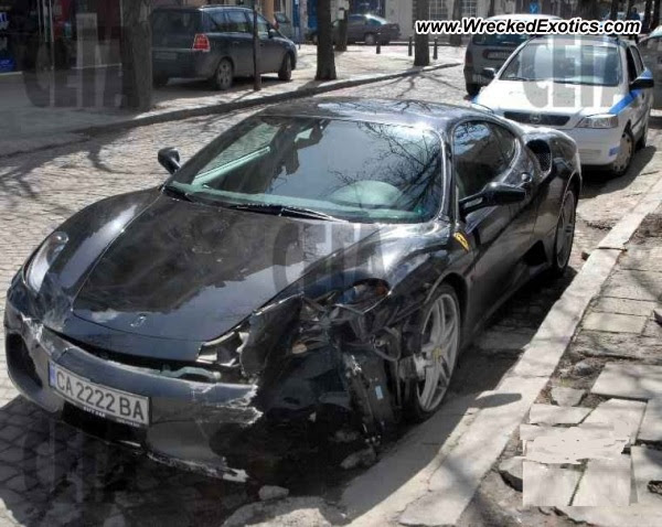 Ferrari F430 Wrecked Sofia Bulgaria