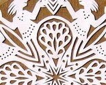 Friends Holding Heart -Handing Kirigami Mandala