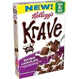 Kellogg's Krave Double Chocolate Cereal, 11-Ounce (Pack of 4)