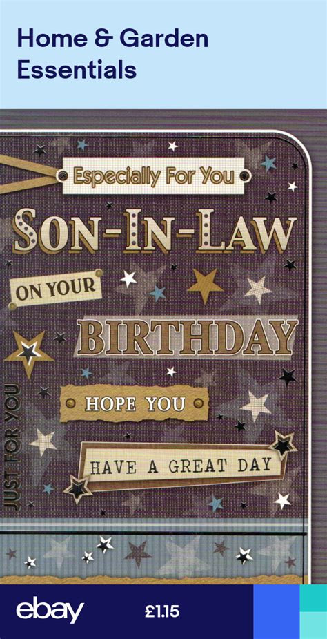  pin on son in law birthday wishes