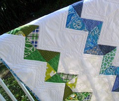 zig zag quilt detail