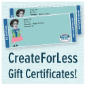 CreateForLess Gift Certificates
