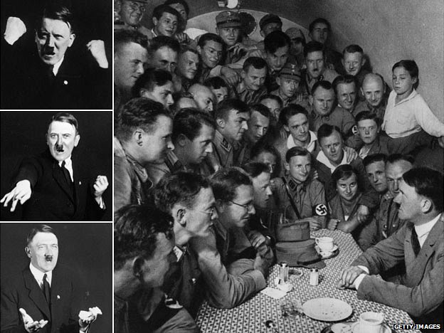 Montage of Adolf Hitler images