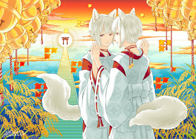 双子白狐神 Anime Gallery Tokyo Otaku Mode Tom Shop Figures Merch From Japan