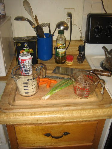 Ingredients for Beer Rice