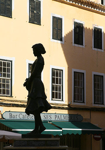 A Square in Mahon, Minorca