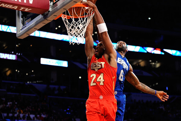 lebron james dunk on kobe bryant. Lebron+james+dunking+on+
