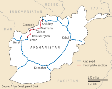 [afghanistan map]