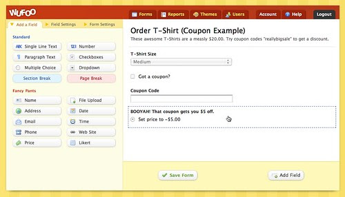 Go customized coupon code