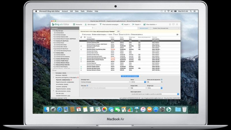 bing ads editor for mac launches