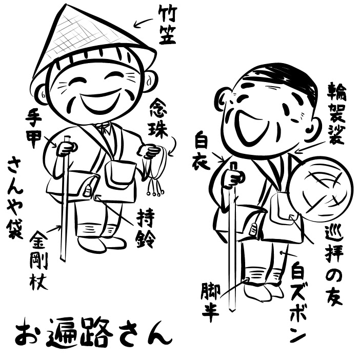 岡山 広島 お遍路さんグッズを格安でご奉仕 四国八十八箇所巡礼商品 間地石材店