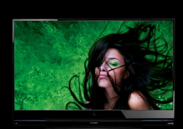 Web: www.mitsubishi-tv.com. Diamond WD-73835 DLP high-definition 73-inch TV, 