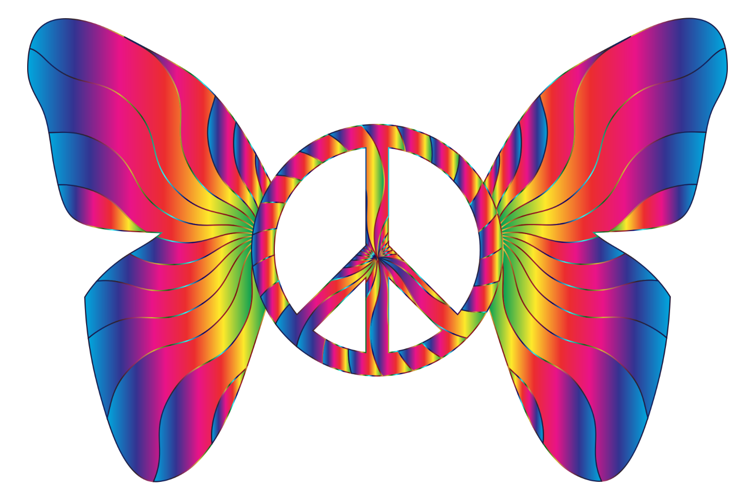 Download Groovy Peace Sign Butterfly 14 clipart, cliparts of Groovy Peace Sign Butterfly 14 free download ...