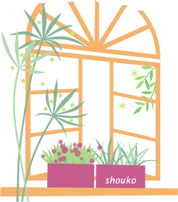 無料イラスト フリー素材 窓辺 窓 インテリア Shoukoyamada イラストブログ