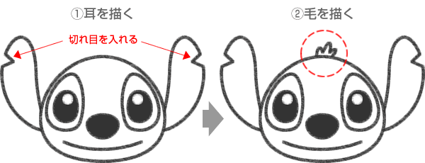 すべてのイラスト画像 50 素晴らしい可愛い イラスト ディズニーキャラクター 簡単