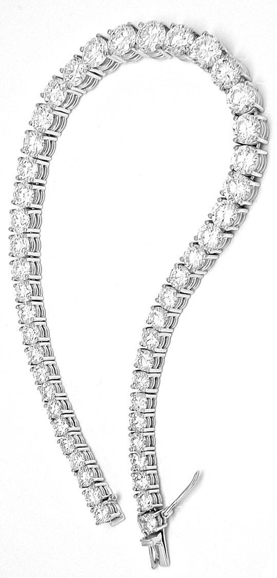 Originalfoto BRILLANTARMBAND 9,25ct RIVER LUPENREIN-VVS 52.000€ NEU!