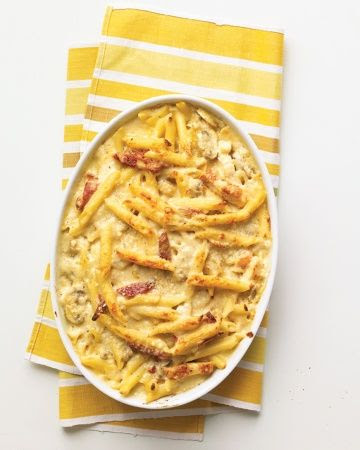 Freezer Baked Penne with Chicken and Sun-Dried Tomatoes