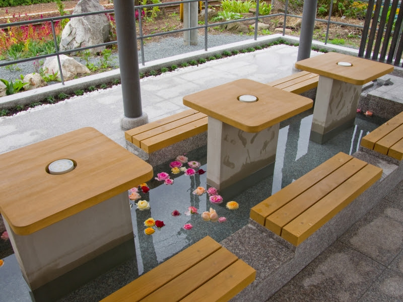 湯田温泉駅前 足湯 山口観光