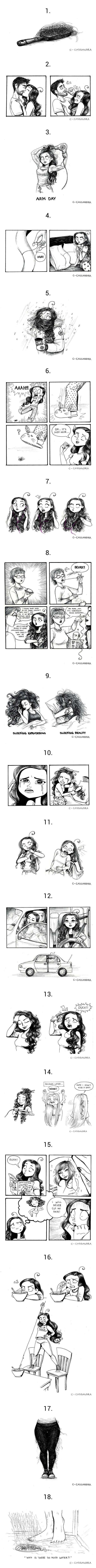 18 Painful Truths About Having Long Hair (by Cassandra Calin)