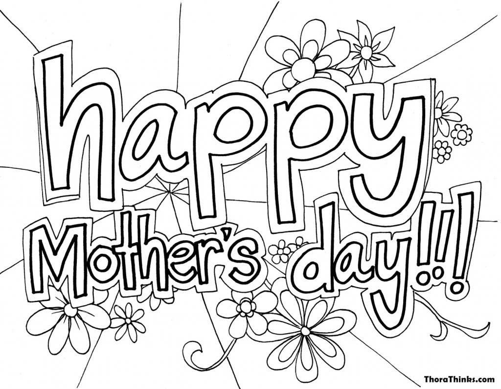 disegni da colorare per la festa della mamma