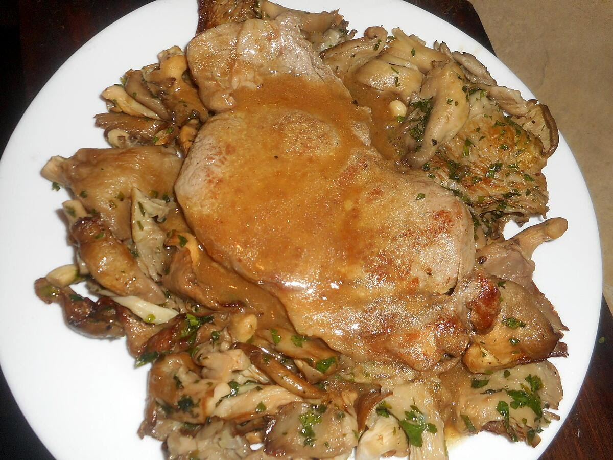 Recette De Cote De Veau Aux Pleurotes
