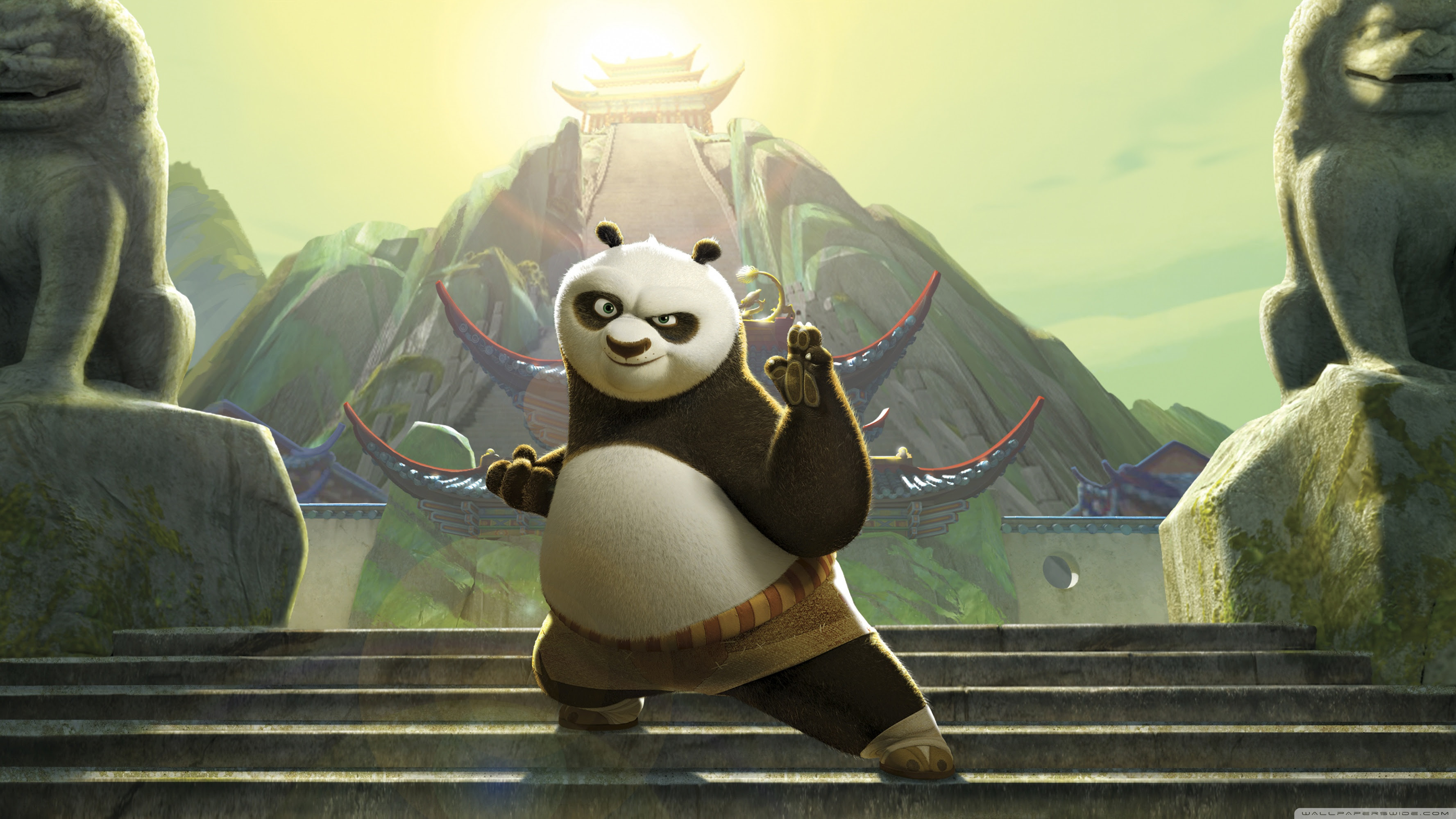 Kung Fu Panda 4k Hd Desktop Wallpaper For 4k Ultra Hd Tv Wide