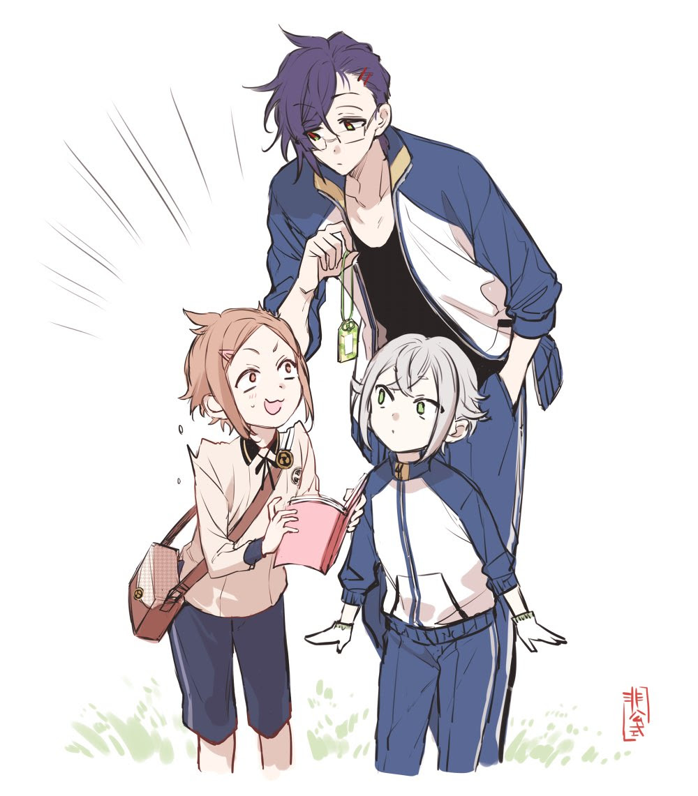 刀剣乱舞 非公式イラスト公開 明石 包丁 蛍丸と可愛いお守りは 本丸視察 の続き にじめん