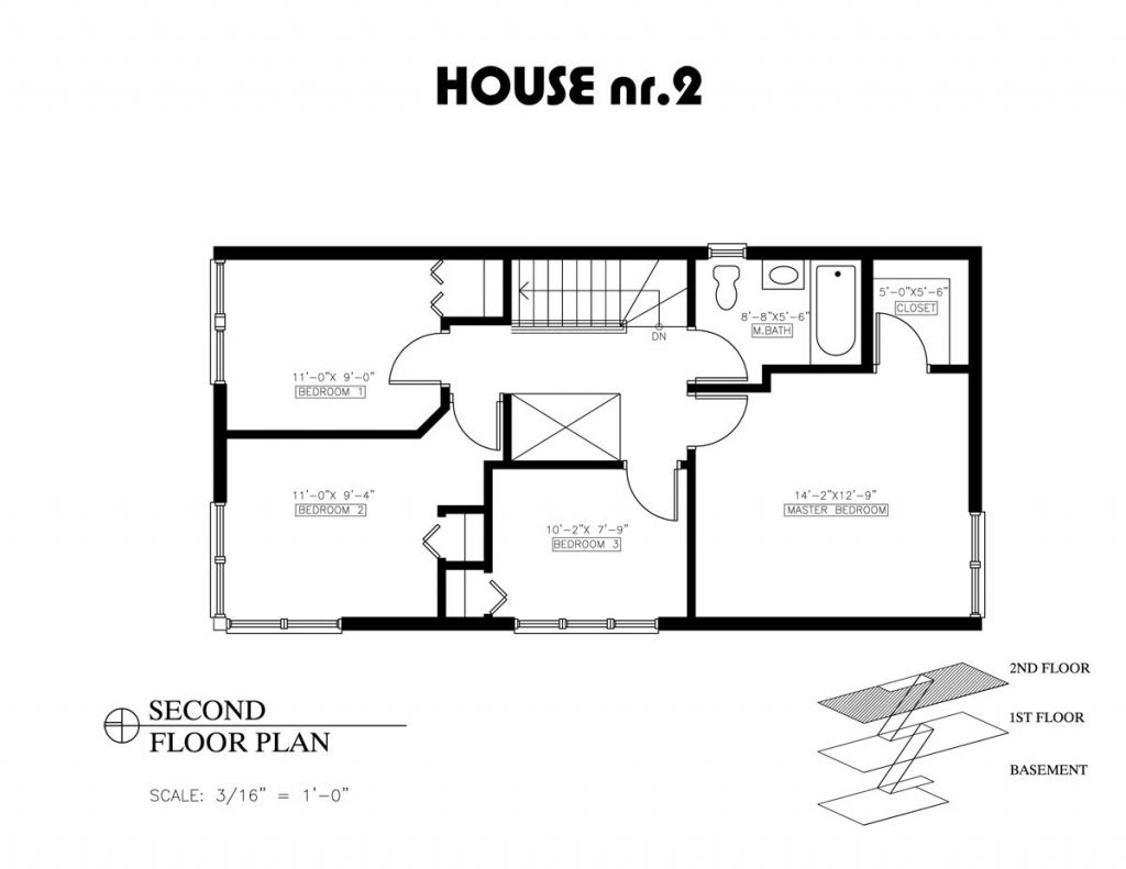Cool 2  Bedroom  House  Plans  With Open  Floor  Plan  New Home  