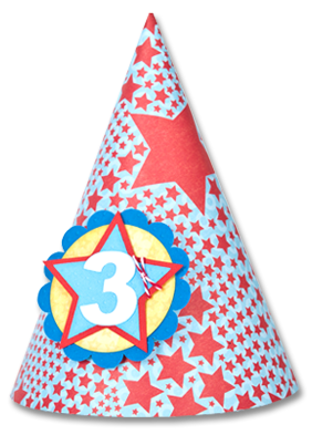 Download Free SVG File - Sure Cuts A Lot - 02.15.11 - Party Hat ...