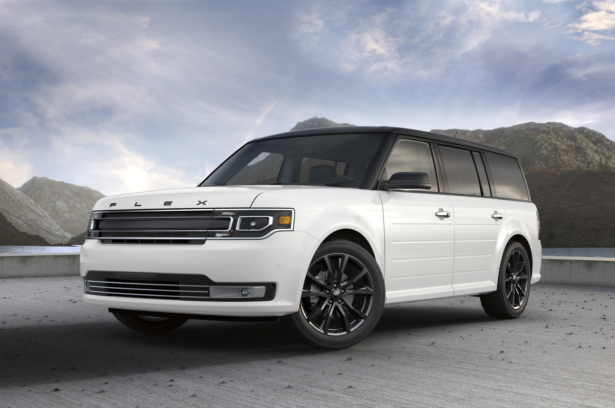 2016 Ford Flex front three quarters
