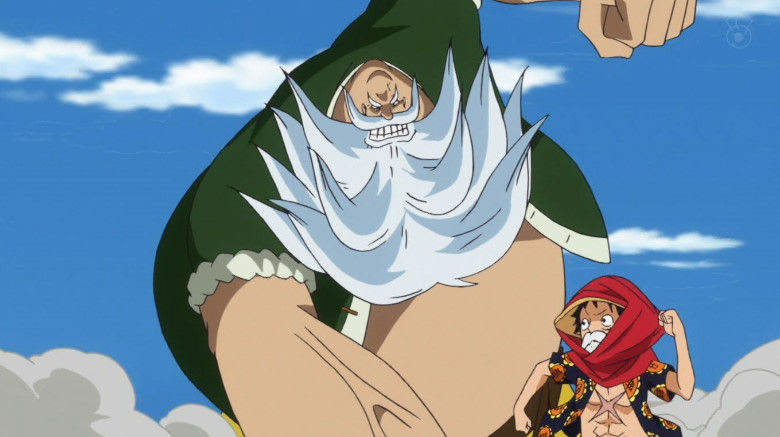 ワンピース 646話 伝説の海賊 首領 ドン チンジャオ 感想 木陰の岩の眠り猫