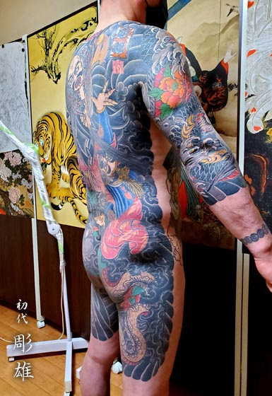 額 背中 ギャラリー 札幌 刺青 タトゥー Tattoo 初代彫雄